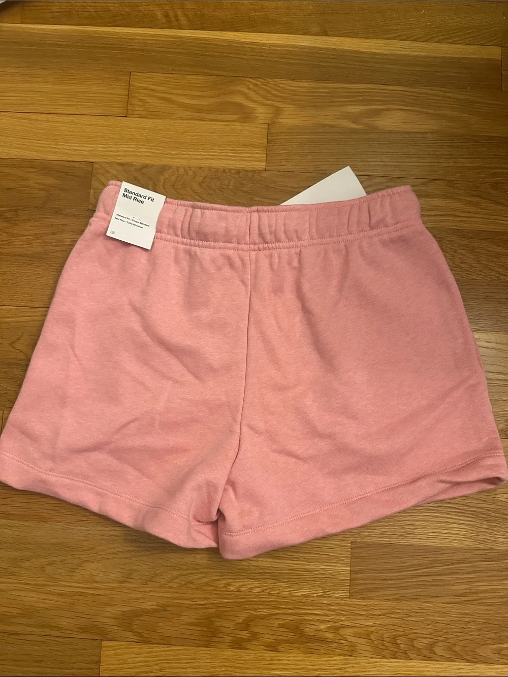 Nike Women's Light Pink Athletic Fleece Shorts - Picture 2 of 4